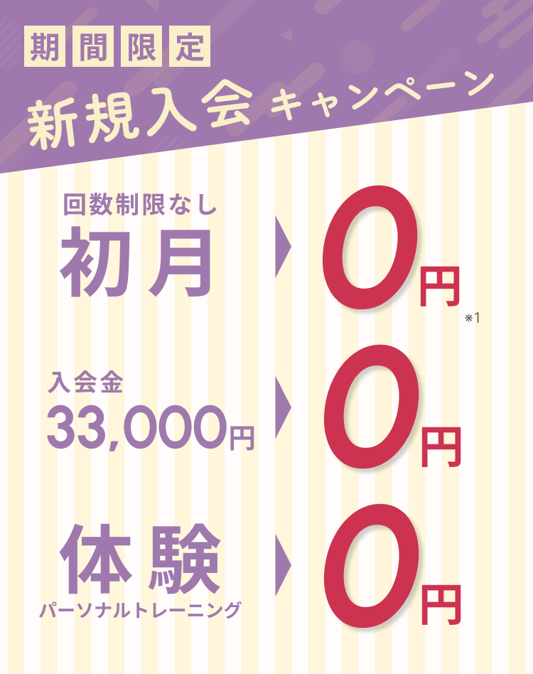 キャンペーン・特典・継続条件のご案内ビジュアル